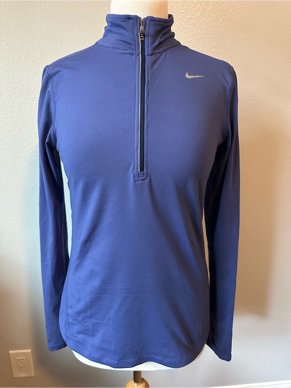 Nike Men’s Long Sleeve 1/4 Zip Top - Royal Blue